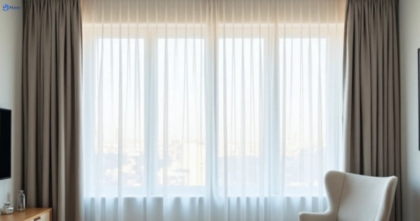 Restored vibrant drapes in karana-downs QLD after Matty Curtain Cleaning